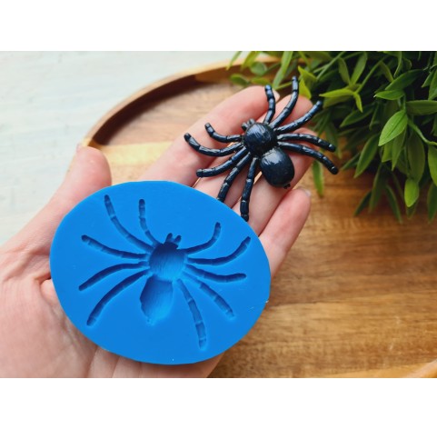 Silicone mold, Spider, ~ 4.5*5.8 cm, H:0.7 cm