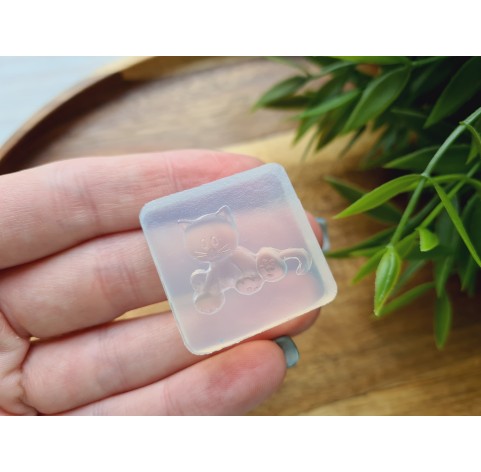 Silicone mold, Cat, ~ 1.7 * 2.3 cm