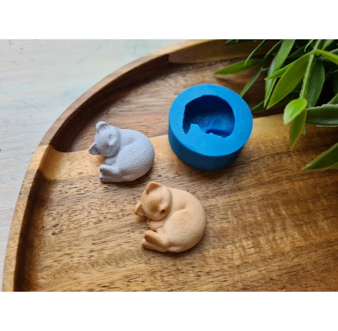 Silicone mold, Cat, style 2, ~ 2.6*2.7 cm, H:1.3 cm