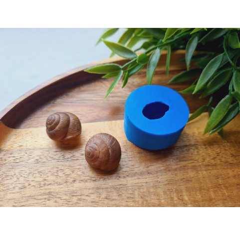 Silicone mold, Snail shell, style 1, ~ 1.7*1.9 cm, H:1.5 cm