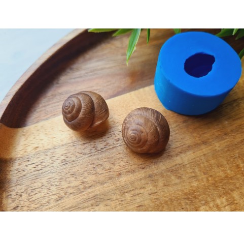 Silicone mold, Snail shell, style 1, ~ 1.7*1.9 cm, H:1.5 cm