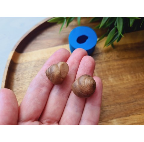 Silicone mold, Snail shell, style 1, ~ 1.7*1.9 cm, H:1.5 cm