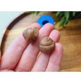 Silicone mold, Snail shell, style 1, ~ 1.7*1.9 cm, H:1.5 cm