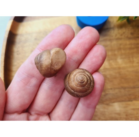 Silicone mold, Snail shell, style 1, ~ 1.7*1.9 cm, H:1.5 cm