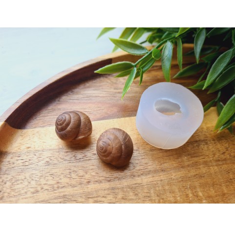 Silicone mold, Snail shell, style 1, ~ 1.7*1.9 cm, H:1.5 cm