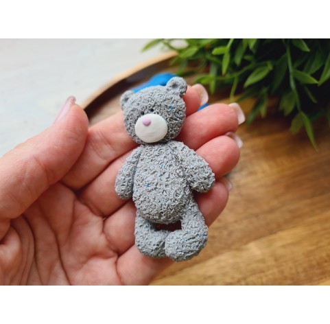 Silicone mold, Bear, style 1, ~ 3.8*6.6 cm, H:1 cm