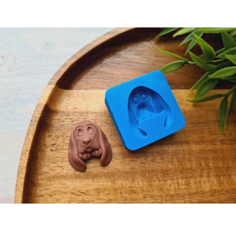 Silicone mold, Dog, Basset Hound, ~ 2.3*2.7 cm, H:1.1 cm