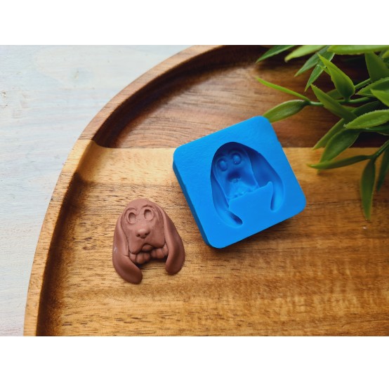 Silicone mold, Dog, Basset Hound, ~ 2.3*2.7 cm, H:1.1 cm