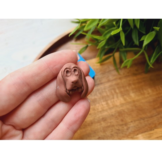 Silicone mold, Dog, Basset Hound, ~ 2.3*2.7 cm, H:1.1 cm