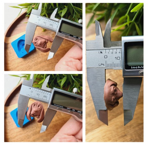 Silicone mold, Dog, Basset Hound, ~ 2.3*2.7 cm, H:1.1 cm