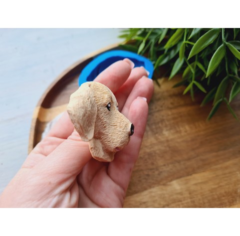 Silicone mold, Dog, Labrador, style 1, ~ 4.7*5.8 cm, H:2.1 cm