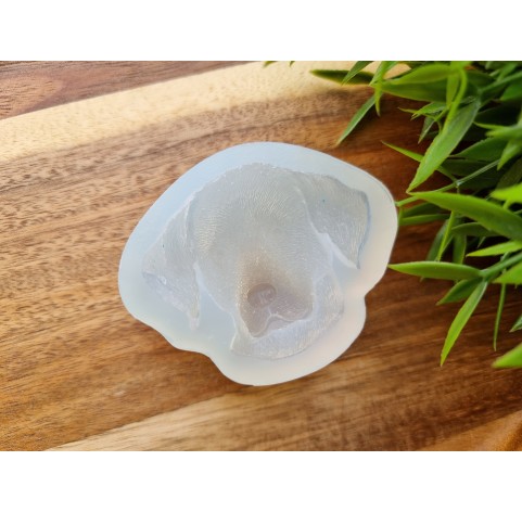 Silicone mold, Dog, Labrador, style 1, ~ 4.7*5.8 cm, H:2.1 cm