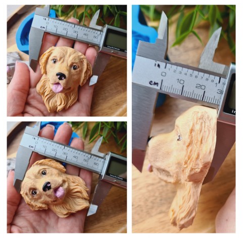 Silicone mold, Dog, Labrador, style 2, ~ 5.3*6.4 cm, H:2.8 cm