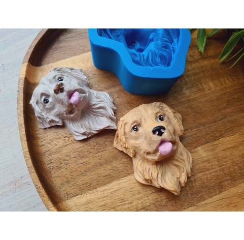 Silicone mold, Dog, Labrador, style 2, ~ 5.3*6.4 cm, H:2.8 cm