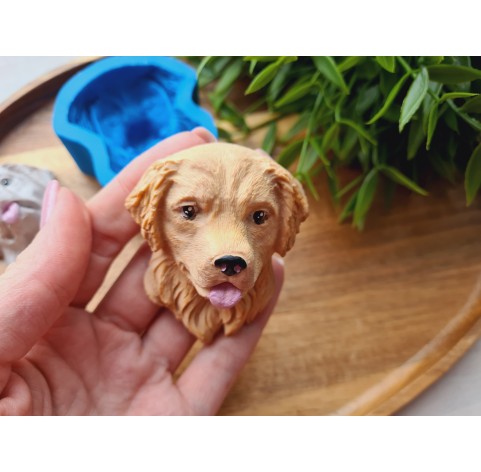 Silicone mold, Dog, Labrador, style 2, ~ 5.3*6.4 cm, H:2.8 cm