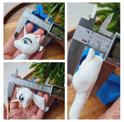 Silicone mold, Unicorn, style 1, ~ 4*7.5 cm, H:1.7 cm