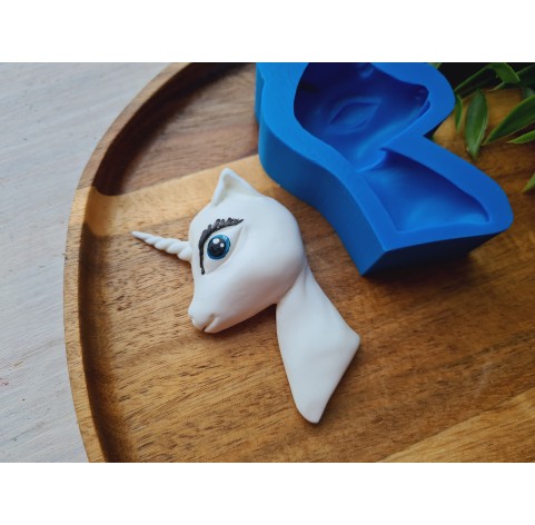 Silicone mold, Unicorn, style 1, ~ 4*7.5 cm, H:1.7 cm