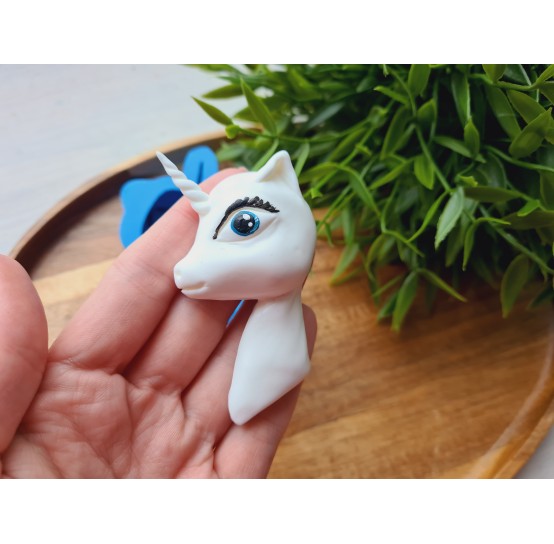 Silicone mold, Unicorn, style 1, ~ 4*7.5 cm, H:1.7 cm