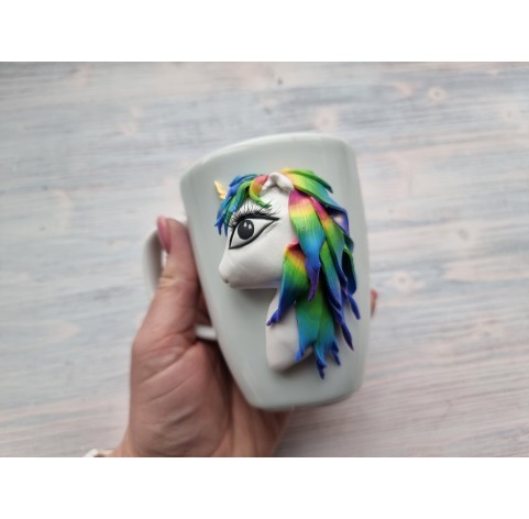 Silicone mold, Unicorn, style 1, ~ 4*7.5 cm, H:1.7 cm