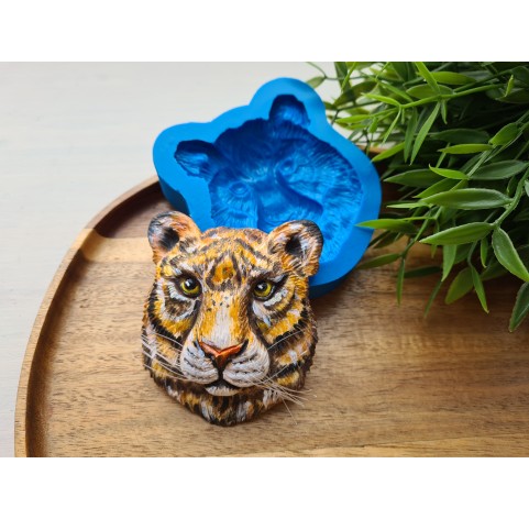Silicone mold, Tiger, ~ 7*8.1 cm, H:1.7 cm