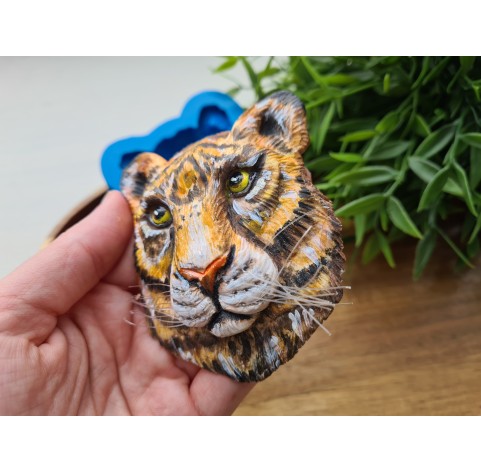 Silicone mold, Tiger, ~ 7*8.1 cm, H:1.7 cm