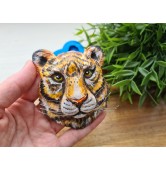 Silicone mold, Tiger, ~ 7*8.1 cm, H:1.7 cm