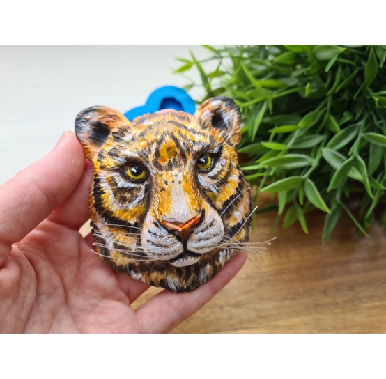 Silicone mold, Tiger, ~ 7*8.1 cm, H:1.7 cm