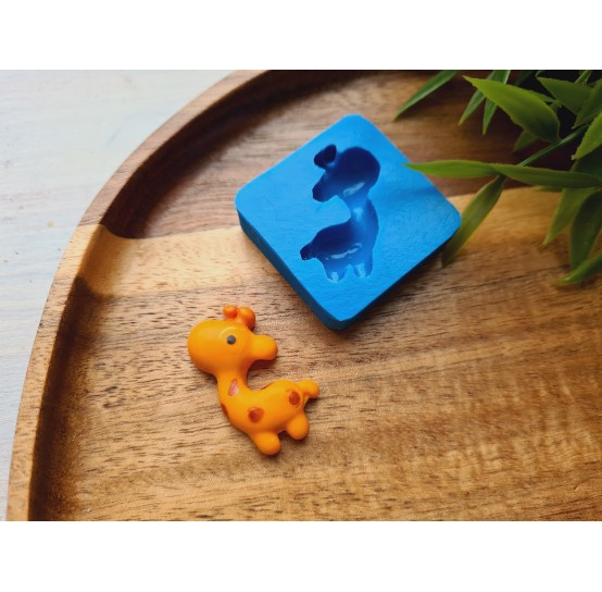 Silicone mold, Giraffe, ~ 2.4*3 cm, H:0.6 cm