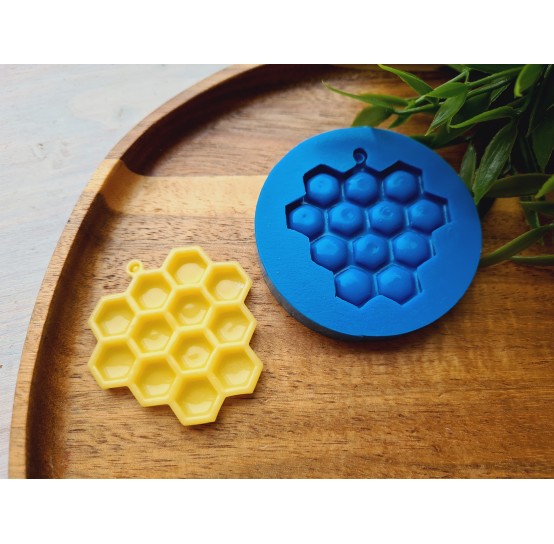 Silicone mold, Honeycomb, ~ 4.6*4.8 cm, H:0.5 cm