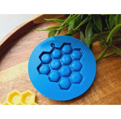 Silicone mold, Honeycomb, ~ 4.6*4.8 cm, H:0.5 cm