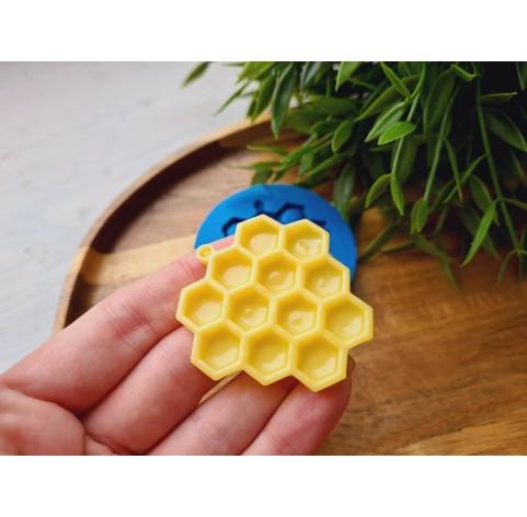 Silicone mold, Honeycomb, ~ 4.6*4.8 cm, H:0.5 cm