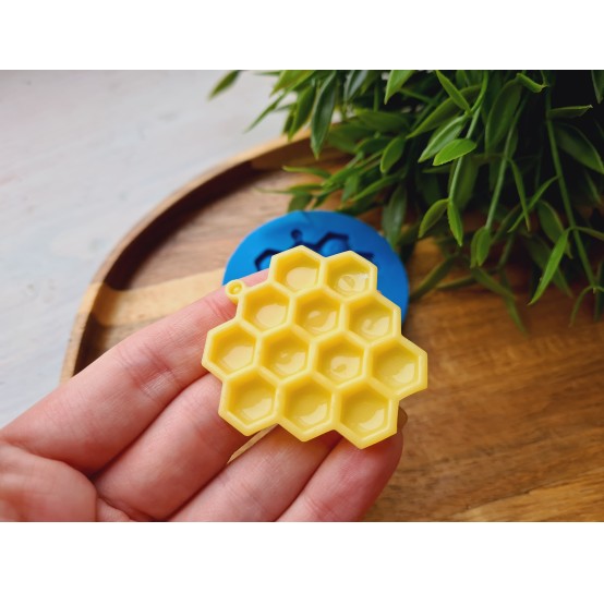 Silicone mold, Honeycomb, ~ 4.6*4.8 cm, H:0.5 cm