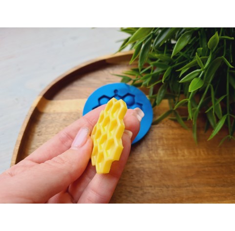 Silicone mold, Honeycomb, ~ 4.6*4.8 cm, H:0.5 cm