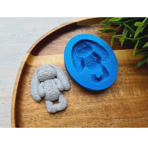 Silicone mold, Bunny, style 1, ~ 4.5*5.7 cm, H:1.1 cm