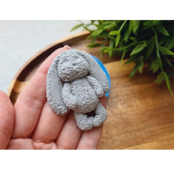 Silicone mold, Bunny, style 1, ~ 4.5*5.7 cm, H:1.1 cm