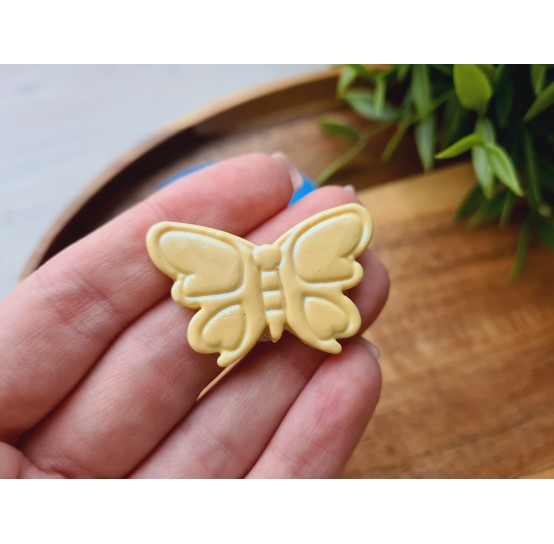 Silicone mold, Butterfly, style 3, ~ 2.5*3.8 cm, H:0.4 cm
