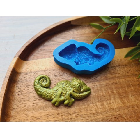Silicone mold, Chameleon, ~ 3.1*5.3 cm, H:1 cm
