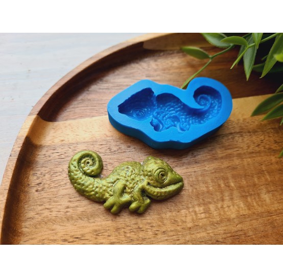 Silicone mold, Chameleon, ~ 3.1*5.3 cm, H:1 cm