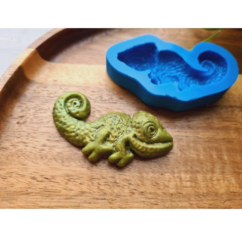 Silicone mold, Chameleon, ~ 3.1*5.3 cm, H:1 cm