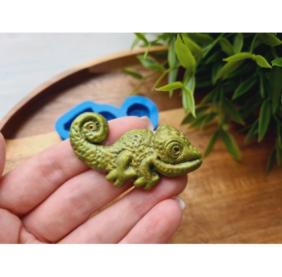 Silicone mold, Chameleon, ~ 3.1*5.3 cm, H:1 cm
