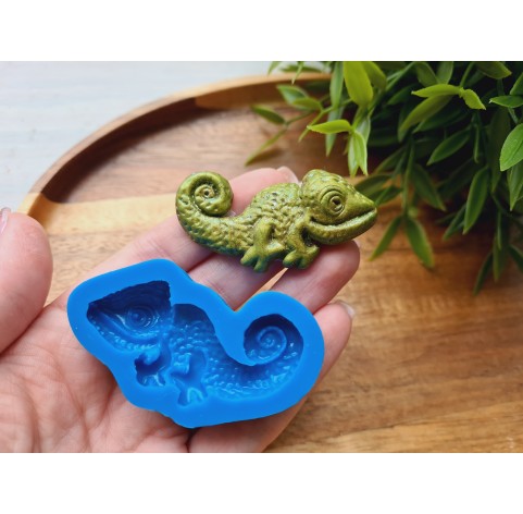 Silicone mold, Chameleon, ~ 3.1*5.3 cm, H:1 cm