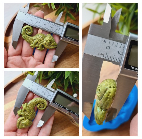 Silicone mold, Chameleon, ~ 3.1*5.3 cm, H:1 cm