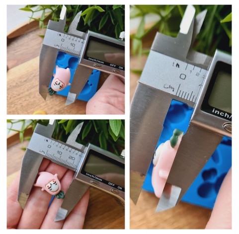 Silicone mold, Animals set, style 3, 5 elements, ~ 2.1-2.6*1.5-2.1 cm, H:0.7 cm