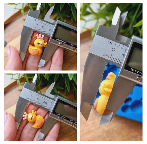 Silicone mold, Animals set, style 3, 5 elements, ~ 2.1-2.6*1.5-2.1 cm, H:0.7 cm