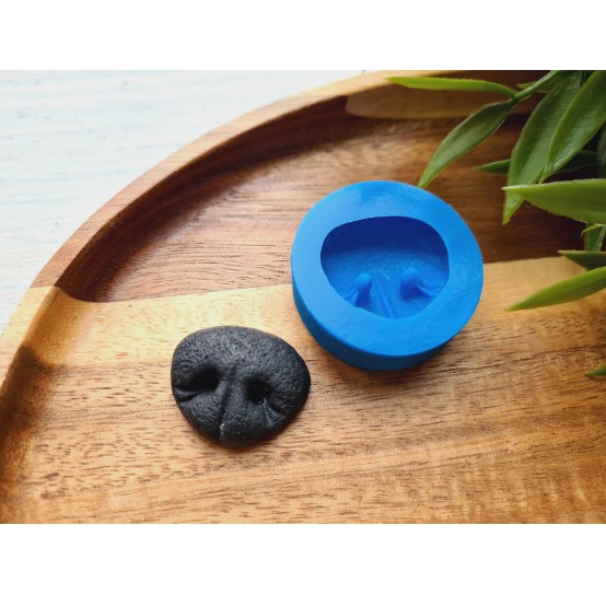 Silicone mold, Dog or bear nose, style 5, ~ 2.2*2.5 cm, H:0,8cm