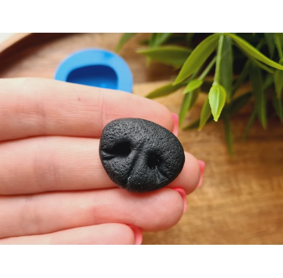 Silicone mold, Dog or bear nose, style 5, ~ 2.2*2.5 cm, H:0,8cm