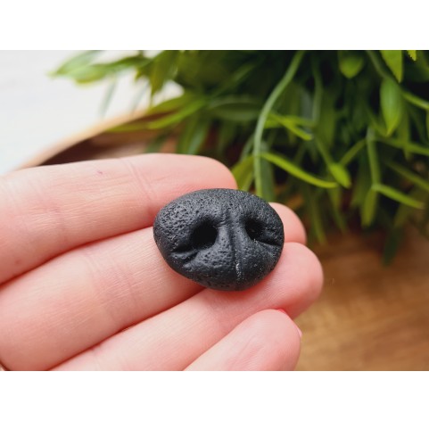 Silicone mold, Dog or bear nose, style 5, ~ 2.2*2.5 cm, H:0,8cm