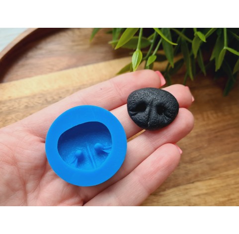 Silicone mold, Dog or bear nose, style 5, ~ 2.2*2.5 cm, H:0,8cm