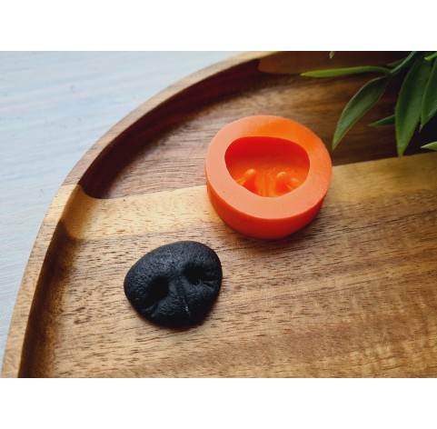 Silicone mold, Dog or bear nose, style 5, ~ 2.2*2.5 cm, H:0,8cm