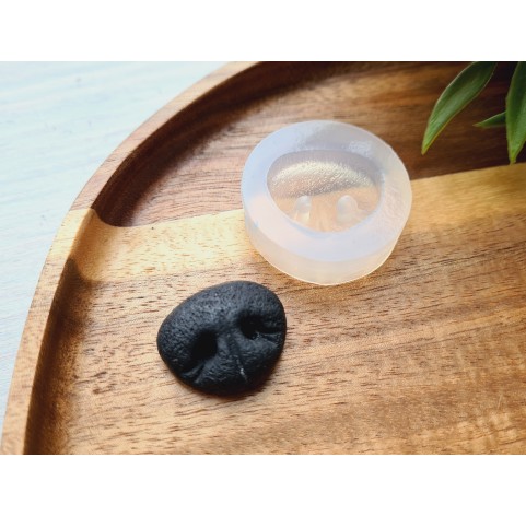 Silicone mold, Dog or bear nose, style 5, ~ 2.2*2.5 cm, H:0,8cm